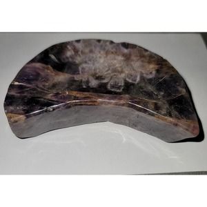 Chevron Amethyst Moon Dish
